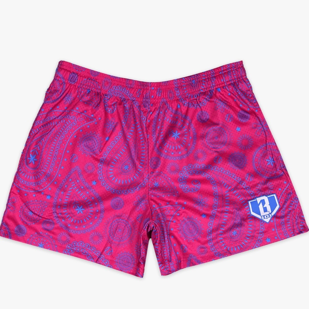 Baseball Lifestyle 101 paisley shorts